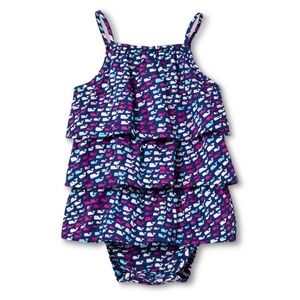VINEYARD VINES TARGET Baby Ruffle Whales Bodysuit Onesie 3-6 months NWT